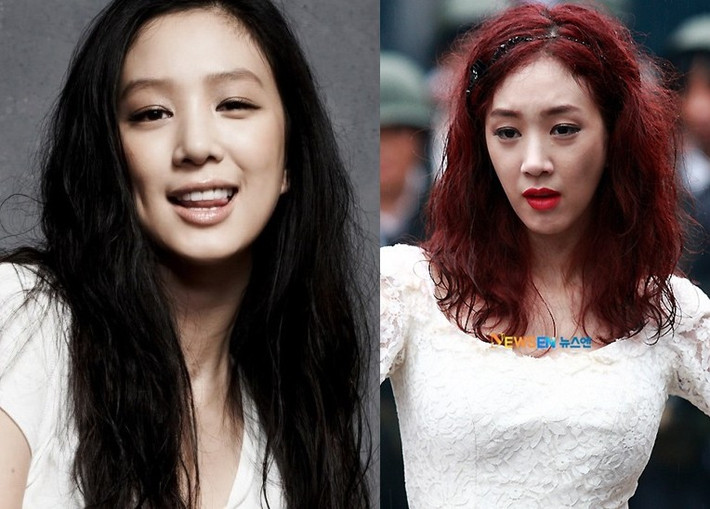 Nữ diễn viên Hàn Jung Ryeo Won năm vừa qua thường xuyên xuất hiện với gương mặt hốc hác, thiếu tự nhiên vì đụng chạm "dao kéo" quá đà, Nhiều người cho rằng Jung Ryeo Won phẫu thuật thẫm mỹ là một quyết định sai lầm vì gương mặt thiếu tự nhiên và già hơn tuổi. Ảnh: Internet.