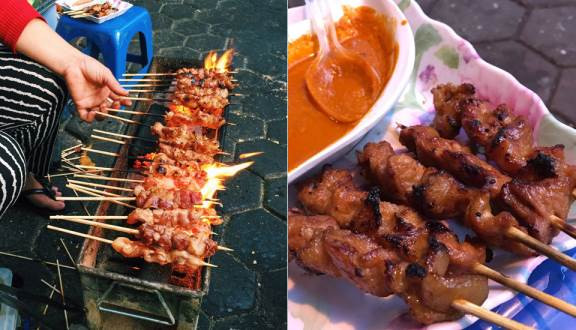Ngô nướng, thịt xiên nướng, chân gà nướng... là những món quà vặt vỉa hè không thể thiếu trong những ngày chuyển mùa ở Hà Nội. Các món nướng vỉa hè này tuy không mới lạ nhưng luôn thu hút thực khách trong những ngày se lạnh.