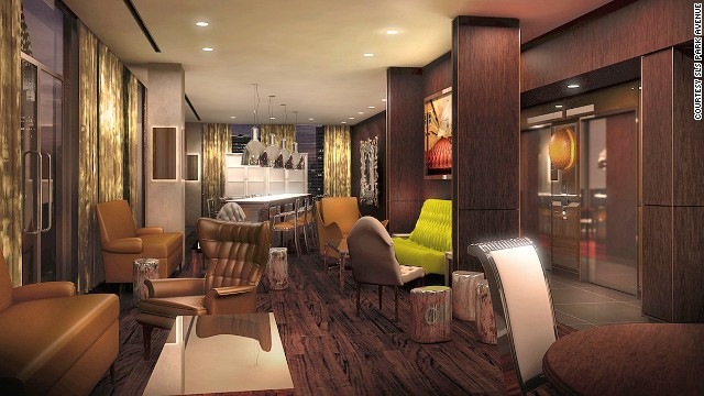 Khách sạn LS Park Avenue (New York, Mỹ). Với nội thất hiện đại bắt mắt, khách sạn này hứa hẹn sẽ thu hút được nhiều du khách.