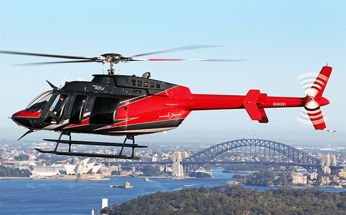 Chiếc trực thăng 407GX là phiên bản nâng cấp của chiếc Bell 407. Bell 407GX được trang bị một buồng lái số hóa tiên tiến Garmin G1000HTM, cung cấp cho phi công các thông số về chuyến bay một cách dễ dàng.