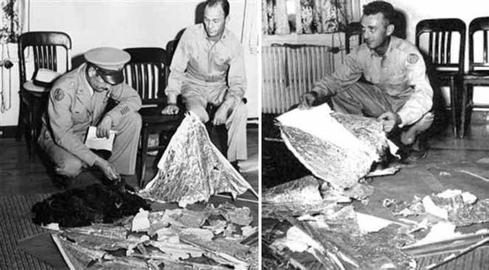 Sáng ngày 8/7/1947, Đại tá Blanchard của Roswell AAF yêu cầu Trung úy Walter Haut phát đi bản thông cáo báo chí nói về việc phát hiện những mảnh vỡ của đĩa bay.