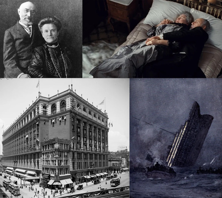 Vợ chồng ông Isidor ôm nhau rồi trở lại con tàu Titanic. Đó là những hình ảnh cuối cùng của họ trong ký ức của các nhân chứng. Về sau, thi thể của ông Isidor được vớt lên và đưa về New York, Mỹ để gia đình tổ chức tang lễ. Trong khi đó, thi hài của bà bà Ida không được tìm thấy.