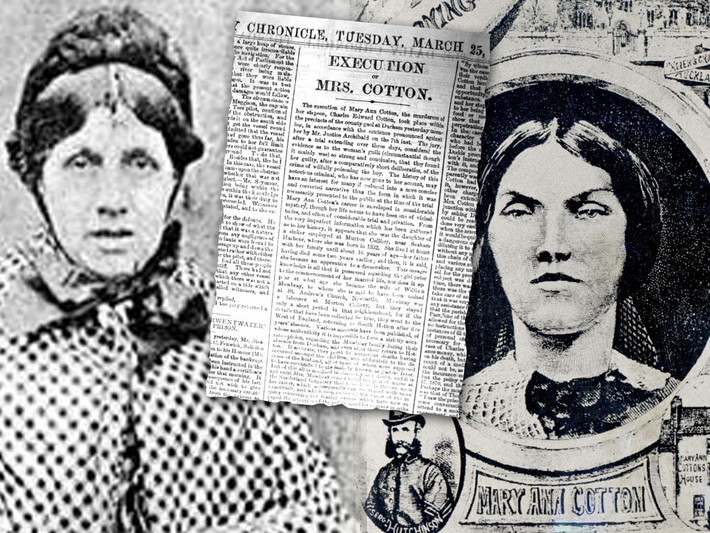 Thủ đoạn gây án của Mary Ann Cotton là đầu độc các nạn nhân bằng thạch tín.