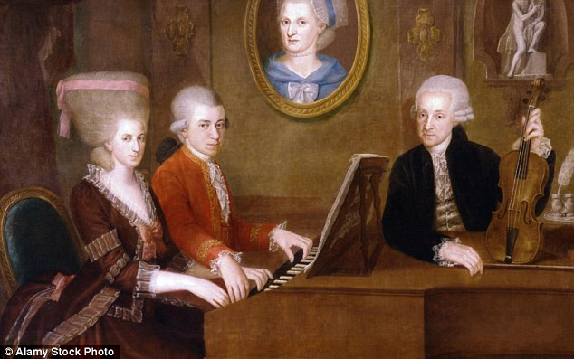 Theo các ghi chép, tài liệu lịch sử, nhà soạn nhạc thiên tài Wolfgang Amadeus Mozart sinh ra và lớn lên trong gia đình có năng khiếu về âm nhạc.