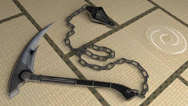 Khi sử dụng, Ninja sẽ ném quả chùy vào vũ khí đối phương khiến nó rớt xuống đất.