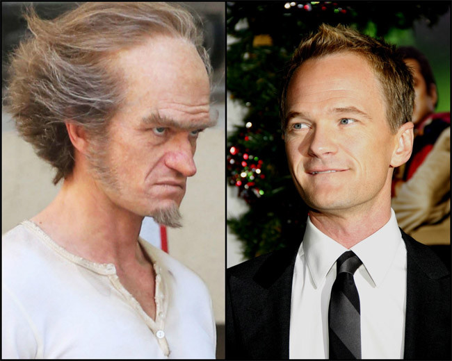Neil Patrick Harris khiến khán giả nhí phải hoảng sợ với ngoại hình của anh trong phim A Series of Unfortunate Event.