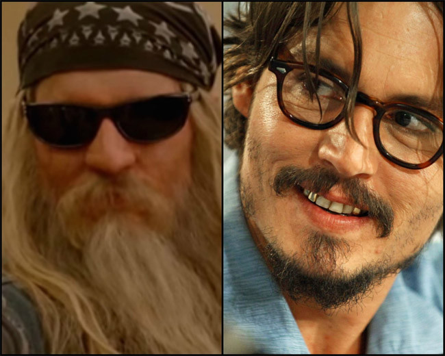 Khán giả khó có thể nhận ra Johnny Depp trong phim 21 Jump Street part 2 khi anh được hóa trang thành một người khác hẳn.