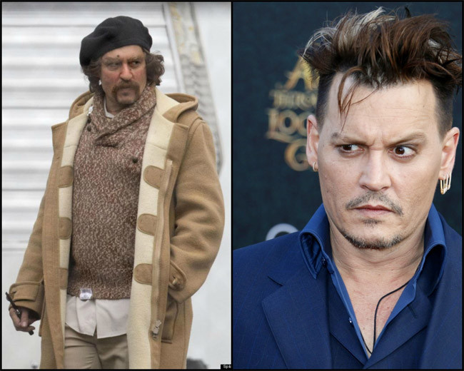 Johnny Depp nổi tiếng là người có những vai diễn biến đổi hẳn ngoại hình của mình và vai diễn trong bộ phim hài kinh dị Yoga Hosers là một ví dụ điển hình. Depp biến thành một người đàn ông có cặp lông mày rậm rạp, bụng phệ, già nua.