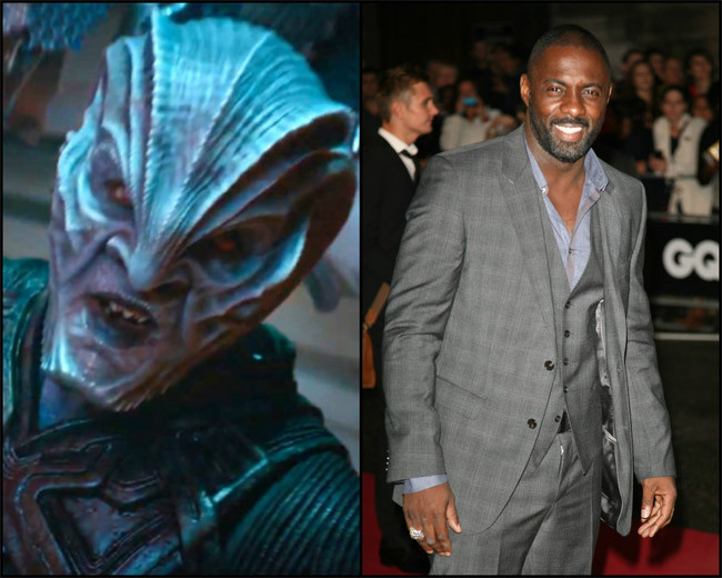 Trước khi nhận lời đóng phim Star Trek Beyond, Idris Elba đã có buổi nói chuyện với đạo diễn Justin Lin về thời gian và sự vất vả trong công tác hóa trang của Idris. Mỗi ngày, Idris mất 4 tiếng để hóa trang thành nhân vật phản diện, tướng Krall.