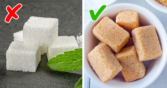 Hạn chế đường: Ăn đường thường xuyên gây ra quá trình trong hệ thống tiêu hóa gọi là glycation dẫn đến AGE. AGE này phá vỡ collagen mà cơ thể tạo ra (đó là protein giữ cho da của chúng ta căng mọng). Điều này dẫn đến da mặt chảy xệ và xuất hiện các nếp nhăn. Khi hạn chế ăn đường, việc sản xuất collagen sẽ được cân bằng lại và da dẻ sẽ căng mọng hơn.