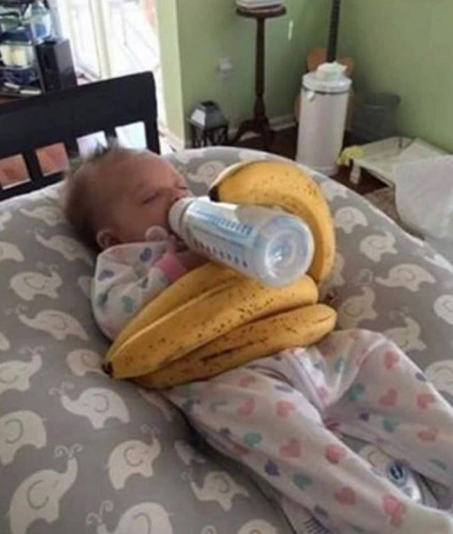 Những trái chuối phát huy tác dụng.