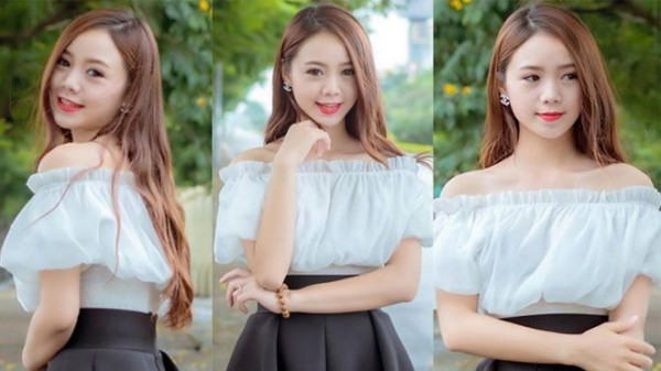 Trên phim đóng gái quê nhưng ngoài đời Quỳnh Kool có gu thời trang hết sức gợi cảm.