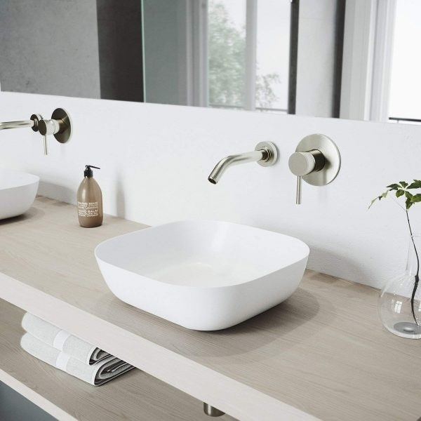 Bồn rửa mặt này nhận được nhiều lời ngợi khen bởi thiết kế đơn giản, tiện dụng và dễ vệ sinh.