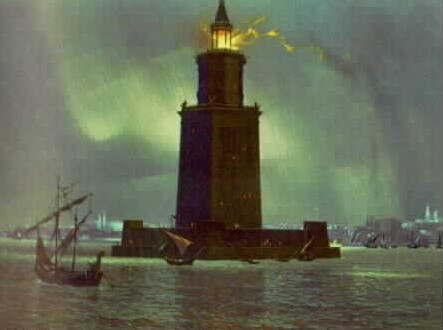 Về sau, người ta xây dựng pháo đài Qait Bey ở vị trí từng là nơi hải đăng Alexandria tọa lạc năm 1479.