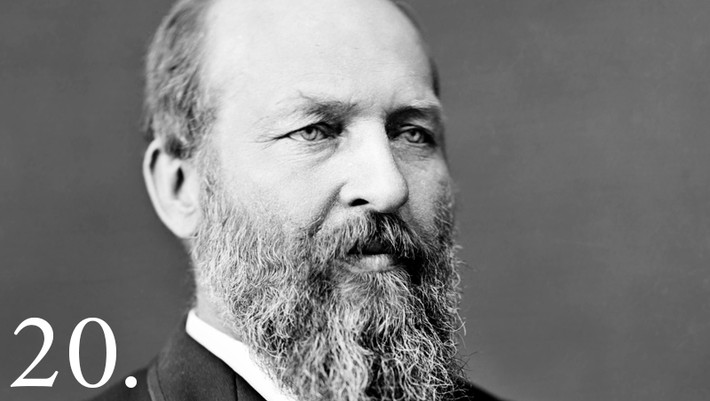 Là một nhà lãnh đạo có tài nhưng Tổng thống Garfield qua đời sau 200 ngày tuyên thệ nhậm chức. Ông bị Charles Julius Guiteau ám sát năm 1881 và qua đời vì vết thương bị nhiễm trùng.