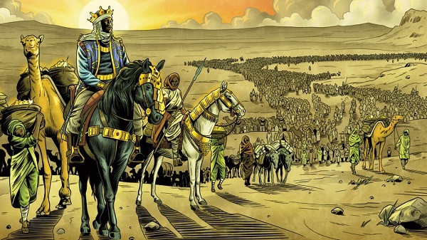 Đặc biệt, vua Mansa Musa cho người mang theo nhiều xe chở vàng để mua sắm, chi trả những khoản tiêu dùng hàng ngày tại các nơi đi qua.