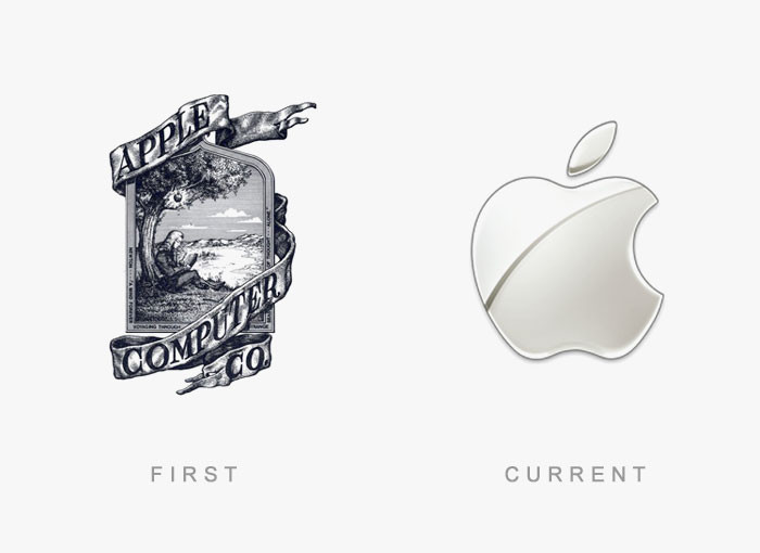 Logo của thương hiệu lớn Apple có vẻ đã thay đổi rất nhiều so với hình ảnh đầu tiên.