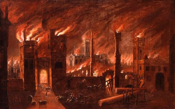 Cụ thể, Nostradamus dự đoán thành phố London sẽ xảy ra vụ cháy kinh hoàng gây thiệt hại lớn. Đúng như lời tiên tri của Nostradamus, vào ngày 2/9/1666, một trận hỏa hoạn nghiêm trọng đã xảy ra ở thành phố London và diễn ra trong suốt 5 ngày. Hậu quả là 8 người thiệt mạng.