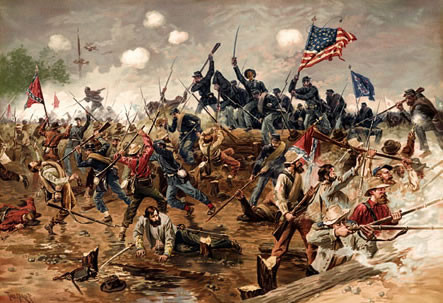 Virginia là nơi diễn ra nhiều trận đánh nhất trong Nội chiến Mỹ. Sau Virginia là Tennessee và Missouri.