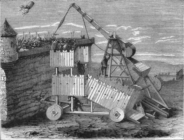 Theo các chuyên gia, polybolos được Dionysius phát minh ra dựa trên nguyên lý hoạt động của máy bắn đá Ballista. Dionysius đã có những cải tiến và cho ra đời một vũ khí ưu việt hơn là polybolos.