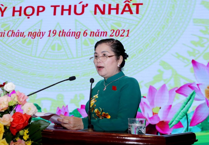 Bà Giàng Páo Mỷ, Ủy viên Trung ương Đảng, Bí thư Tỉnh ủy, Chủ tịch HĐND tỉnh Lai Châu.