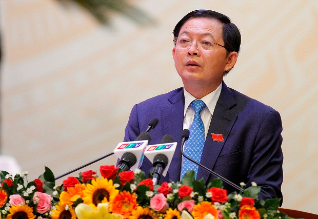 Ông Hồ Quốc Dũng, Ủy viên Trung ương Đảng, Bí thư Tỉnh ủy, Chủ tịch HĐND tỉnh Bình Định.