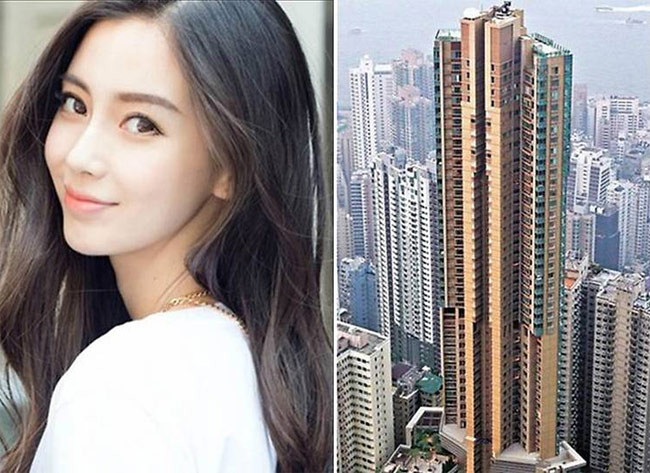 Tháng 5/2017, có tin Angelababy đã bỏ ra 1,35 tỷ HKD mua một căn nhà siêu sang trọng ở Hong Kong nhưng cho mẹ đẻ đứng tên để bớt tiền thuế. (Ảnh: toggle)