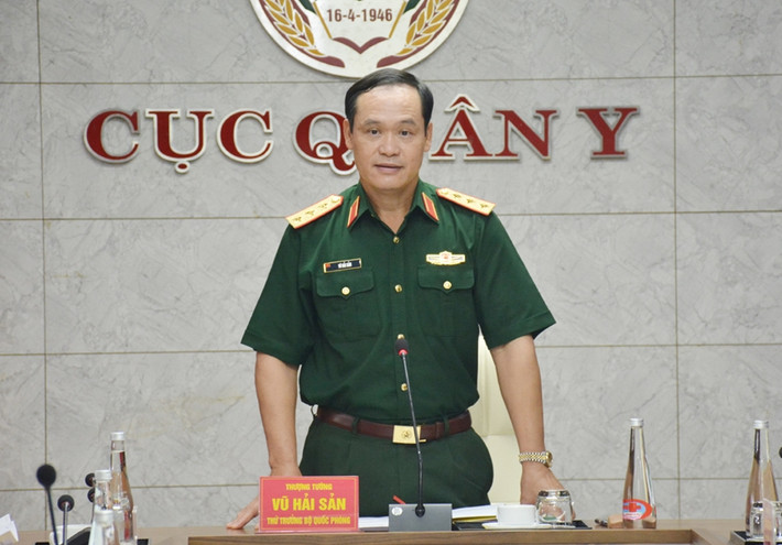 Thượng tướng Vũ Hải Sản, Ủy viên Trung ương Đảng, Thứ trưởng Bộ Quốc phòng. Ảnh: QĐND