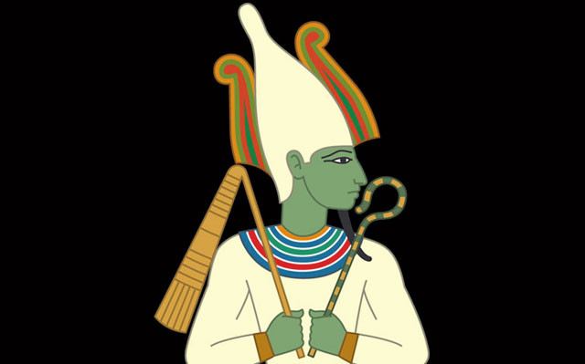 Trung tâm lăng mộ có đặt một bức tượng thần Osiris. Dưới bức tượng là một phòng chôn cất sâu 9m được cho là liên kết người chết với thần Chết quyền lực trong văn hóa Ai Cập.