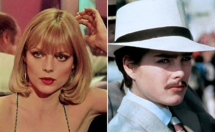 Brooke Shields: Tượng đài giải trí Hollywood đã bỏ qua Scarface (1983) của đạo diễn Brian de Palma theo lời khuyên của mẹ mình là Teri Shields. Đó trở thành cơ hội để Michelle Pfeiffer tiến bước lên thành ngôi sao vào cuối thập niên 1980. Cùng lúc đó, Shields tìm đến dự án phiêu lưu Sahara (1983), vừa tham gia diễn xuất, vừa làm giám đốc sản xuất. Bộ phim bị thua lỗ tại phòng vé, và khiến minh tinh phải ẵm giải Mâm xôi vàng hạng mục Nữ diễn viên phụ tệ nhất.