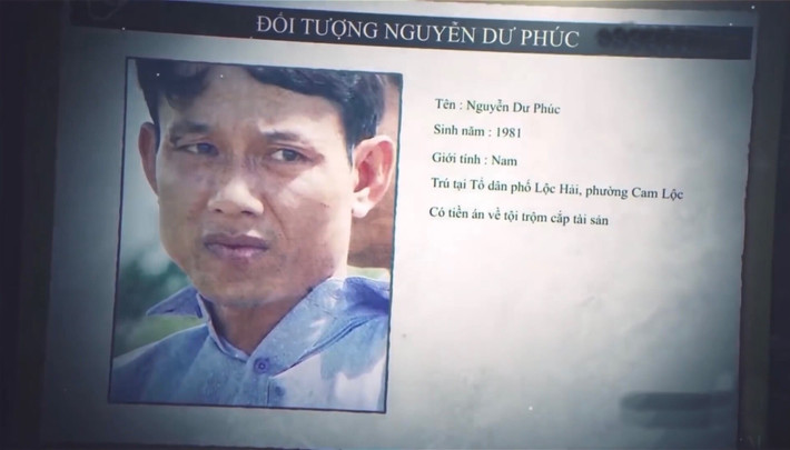 Nguyễn Dư Phúc (SN 1981) trú tại tổ dân phố Lộc Hải, phường Cam Lộc, TP. Cam Ranh, từng có tiền án về tội trộm cắp tài sản. Theo thông tin từ gia đình, trong đám tang nạn nhân, Phúc có đến chia buồn và nói mình rất thân thiết với nạn nhân, không thể là người ra tay sát hại được.