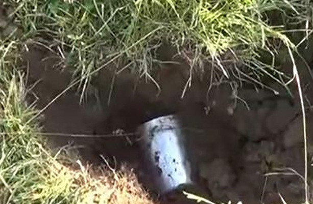 Thế rồi, cuộc đi tìm kho báu cũng có kết quả, chiếc máy dò kim loại kêu liên hồi khi gia đình di chuyển quanh khu vực mà họ nghĩ rằng có kho báu.