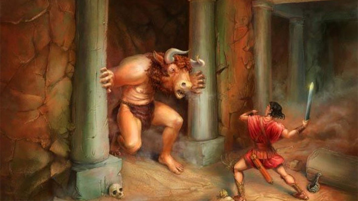 Được nuôi bằng cách ăn thịt người nên Minotaur vô cùng hung bạo và luôn đói khát. Theo đó, nhiều người dân vô tội trở thành thức ăn của quái vật nửa người nửa bò.