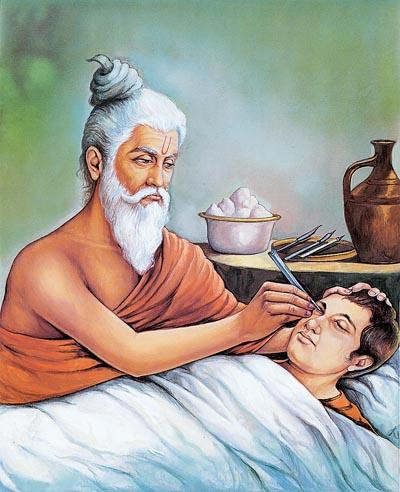 Theo nội dung cuốn sách Sushruta Samhita, phần mũi phẫu thuật được ước lượng bằng một mảnh lá. Kế đến, bác sĩ mổ một miếng da với kích cỡ phù hợp từ phần da sống trên má và lật ngược lại để trùm lên mũi.