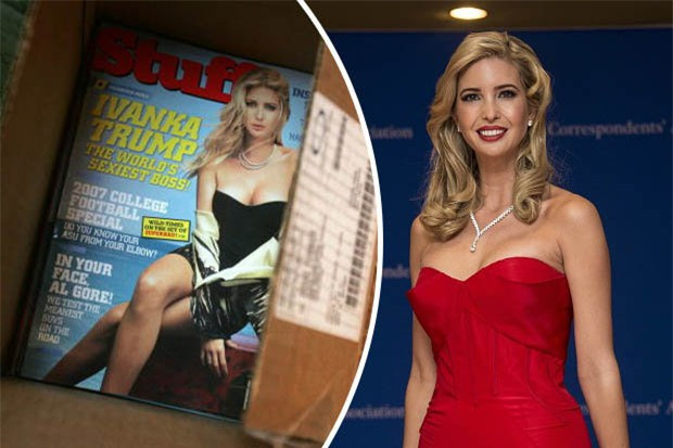Trước đây, Ivanka Trump thường xuyên diện các kiểu váy cúp ngực khoe đôi gò bồng đào quyến rũ. Ảnh: Internet.