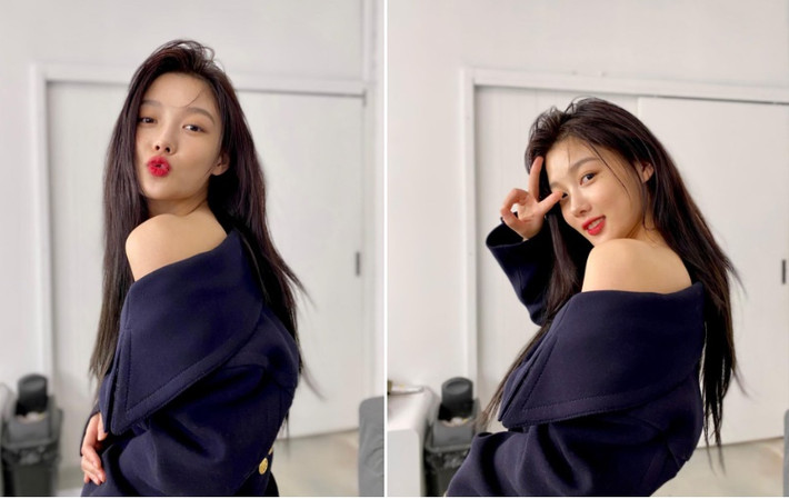 Hình ảnh mới nhất đăng ngày 13/11 của Kim Yoo Jung đang gây chú ý trên mạng xã hội. Nữ diễn viên mặc áo khoe vai và tạo dáng gợi cảm. Người hâm mộ khen ngợi nhan sắc ngày càng xinh đẹp của "em gái quốc dân".