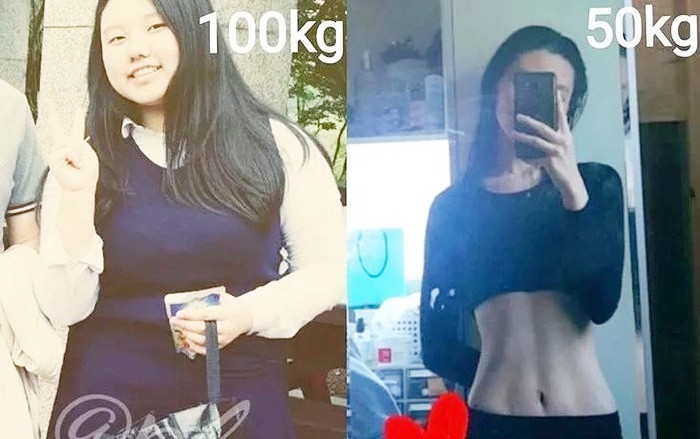 Jini kể lại rằng, cô gặp người yêu cũ trong năm đầu học đại học. Lúc đó, Jini cao 1m66 nặng 78kg. Lúc đó trông cô hơi mũm mĩm và khá dễ thương. Lúc đó, tình yêu của 2 người rất ngọt ngào. Anh thường đưa cô đi ăn đồ ăn nhanh. Cứ như thế, sau 3 năm, cân nặng của Jini đã chạm tới mốc 100kg.