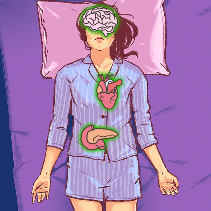 4. Giảm nguy cơ mắc một số bệnh: Ngủ trong phòng nhiệt độ thấp có thể giảm nguy cơ mắc các bệnh chuyển hóa, ví dụ như tiểu đường. Nó cũng cải thiện mức độ hormone tăng trưởng giúp ngăn ngừa bệnh tim, trầm cảm và béo phì. Lượng melatonin tăng cũng làm giảm nguy cơ mắc bệnh Alzheimer.