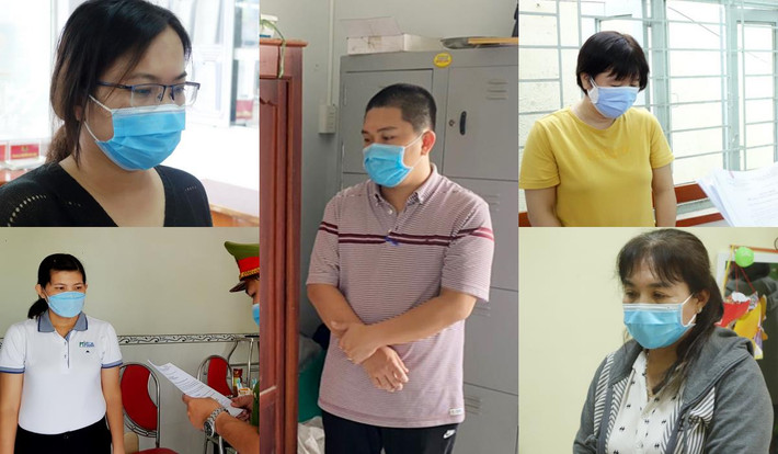 Các đối tượng bị khởi tố, bắt tạm giam, gồm: Nguyễn Thị Huyền (sinh năm 1963), nguyên kế toán trưởng Công ty Cổ phần Việt An; Nguyễn Thị Thu Hằng (sinh năm 1981), nguyên kế toán trưởng Công ty TNHH Bách Phúc; Huỳnh Thị Minh Trâm (sinh năm 1976), nguyên kế toán Công ty Cổ phần Xuất nhập khẩu Bình Minh; Huỳnh Thị Thơ Đào (sinh năm 1985), nguyên kế toán trưởng Công ty TNHH Việt Hưng An Giang và Tống Duy Khương (sinh năm 1990), nguyên kế toán Công ty TNHH Việt Hưng An Giang.