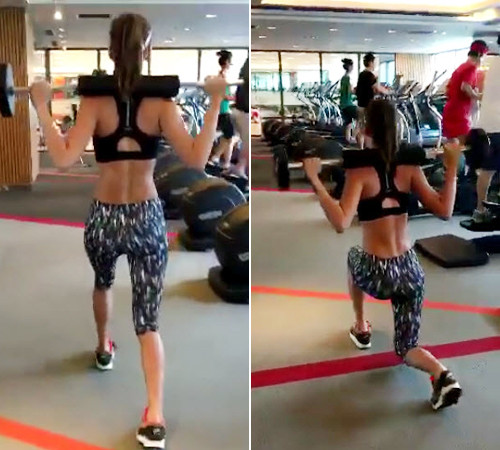 Đặc biệt, nếu muốn cho vòng 3 săn chắc ngoài luyện bài tập Barbell Walking Lunge and Twist thì còn phải kết hợp với chế độ ăn uống, bổ xung các thực phẩm tốt cho vòng 3 như: thực phẩm nhiều đạm, vitamin A, E… Ảnh: Dân việt.