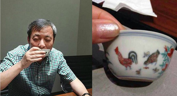 Tỷ phú Trung Quốc Lưu Ích Khiêm (Liu Yiqian): Đầu năm 2015, ông Khiêm đã chi 14,71 triệu USD cho một chiếc bình cổ. Trước đó, ông Liu Yiqian đã không tiếc tay khi chi 711 tỷ đồng để sở hữu chiếc chén uống rượu từ thời nhà Minh có niên đại 500 năm để thử cảm giác làm vua chúa.