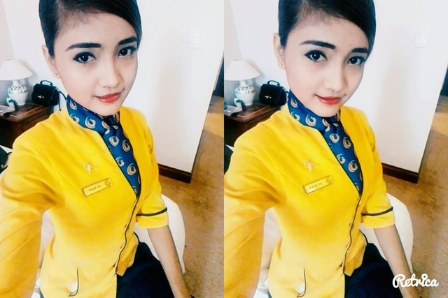 Không chỉ xinh đẹp mà Su Myrat còn có thái độ cực nhiệt tình và dễ thương dành cho các hành khách.