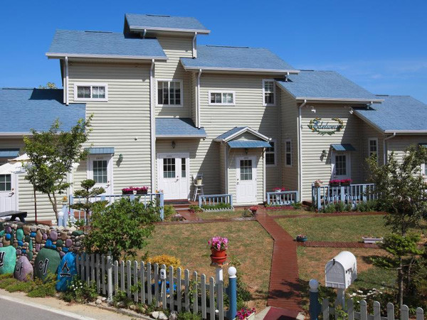 Các dinh thự rộng lớn và kiểu cách ở Pyeongchang-dong.