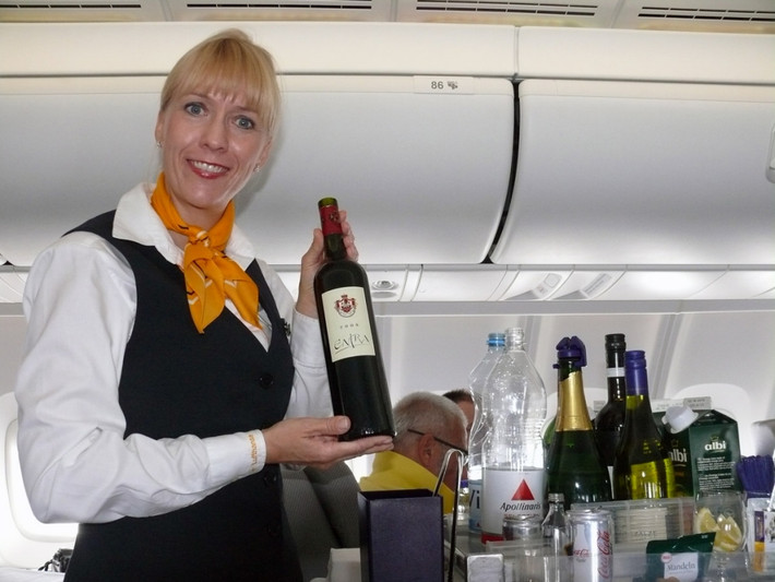Mặc dù vậy, đội ngũ tiếp viên của hãng Lufthansa vẫn nổi tiếng với thái độ phục vụ thân thiện và chu đáo.