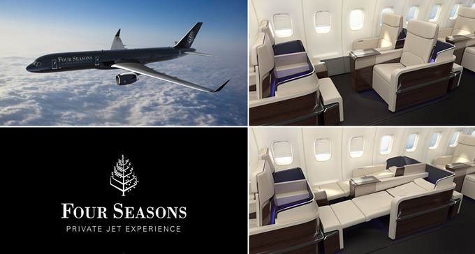 Tập đoàn khách sạn Four Seasons đã nâng cấp hoạt động kinh doanh khi biến những chiếc máy bay Boeing 757 thành một khách sạn bay sang trọng phục vụ cho tour du lịch bằng máy bay đầu tiên trên thế giới.