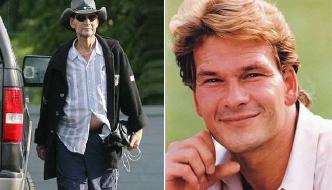 Nhìn Patrick Swayze ốm yếu đi bộ tới siêu thị, ít ai còn nhận ra ông. Đó cũng là bức ảnh cuối cùng của nam tài tử Hollywood một thời vì ba tuần sau đó ông qua đời vì căn bệnh ung thư tụy.