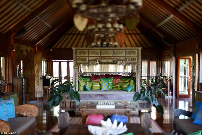 Với chi phí 120 triệu/đêm khách nghỉ dưỡng được nghỉ tại villa riêng của tỷ phú Richard Branson, cùng với ba bữa ăn, dịch vụ đi lại. (Ảnh: PR Image)