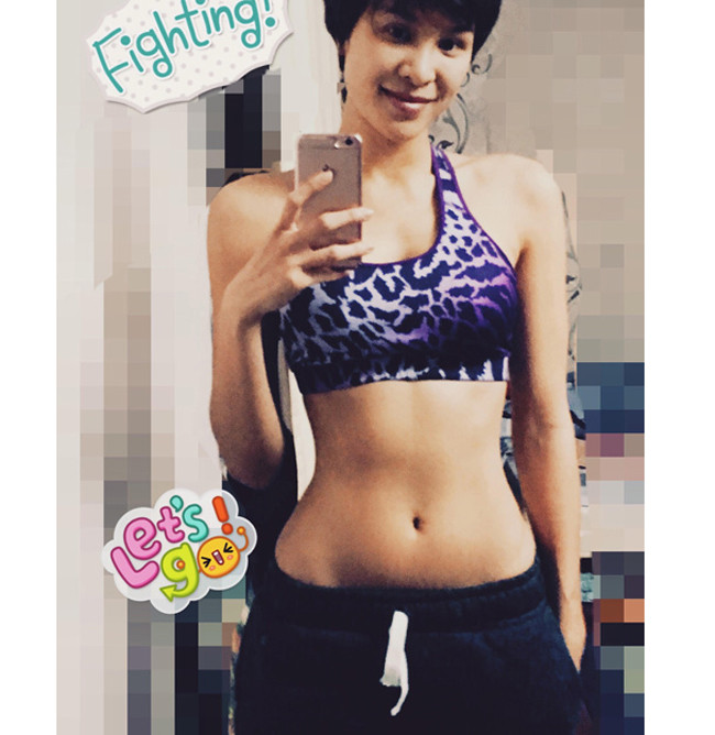 3. MC Phương Mai sở hữu thân hình chuẩn nhờ tập gym và múa cột.