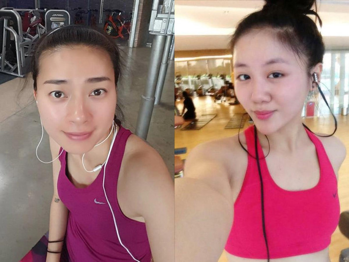 Ngô Thanh Vân và Văn Mai Hương cũng thường xuyên đến phòng tập với khuôn mặt với khuôn mặt không trang điểm.