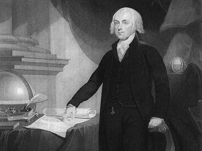James Madison là Tổng thống Mỹ say mê đọc sách. Theo Daily Beast, ông chủ Nhà Trắng này sở hữu khoảng 4.000 cuốn sách.